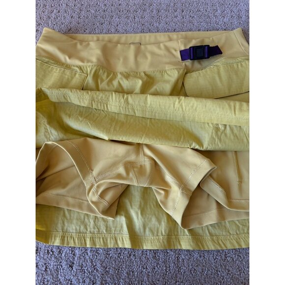 The North Face women’s Yellow Spring Peak skort sz L  Skirt Shorts - Picture 6 of 12